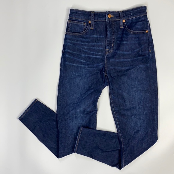 Madewell Pants - Madewell Curvy High-Rise Skinny Dark Wash Jeans Size 27